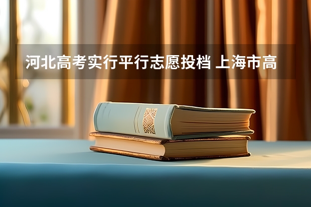 河北高考实行平行志愿投档 上海市高职（专科）批次平行志愿投档相关政策的说明