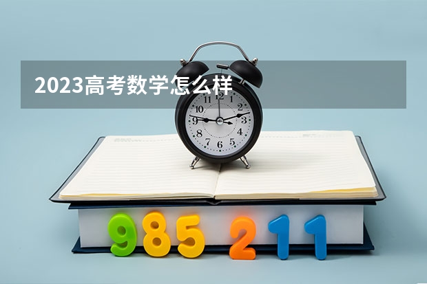 2023高考数学怎么样