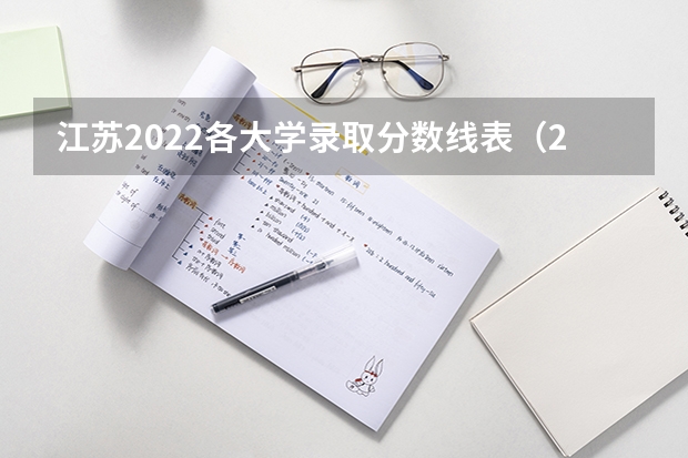 江苏2022各大学录取分数线表（2024年江苏新高考选科要求与专业对照表）