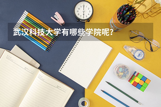 武汉科技大学有哪些学院呢？