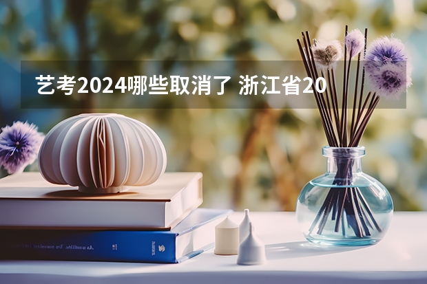 艺考2024哪些取消了 浙江省2024年艺考政策