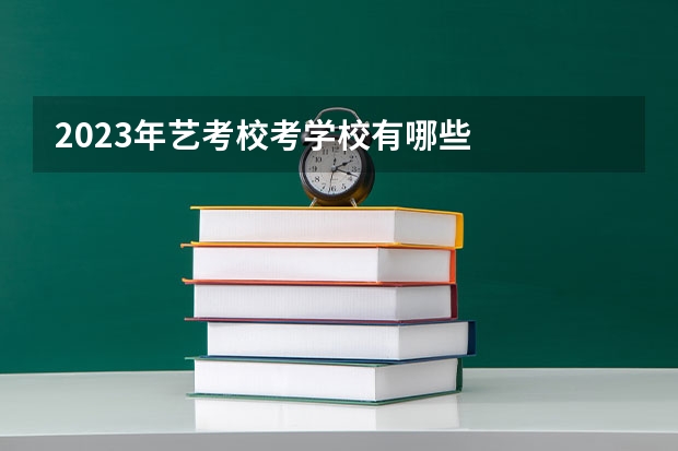 2023年艺考校考学校有哪些