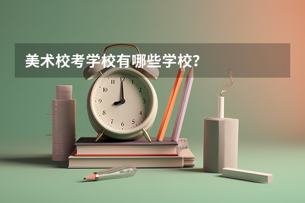 美术校考学校有哪些学校？