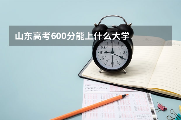 山东高考600分能上什么大学