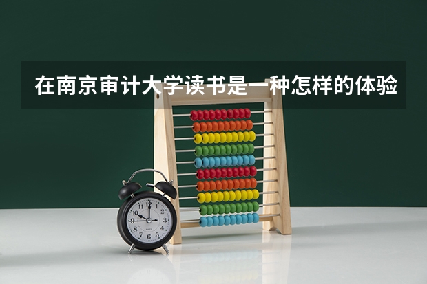 在南京审计大学读书是一种怎样的体验？（南京审计学院一本与二本的区别）