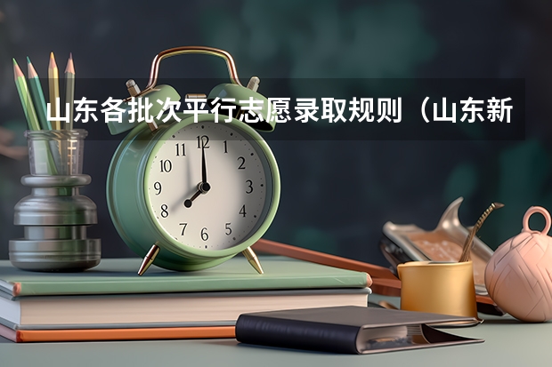 山东各批次平行志愿录取规则（山东新高考96个志愿录取规则 山东96个平行志愿录取规则）