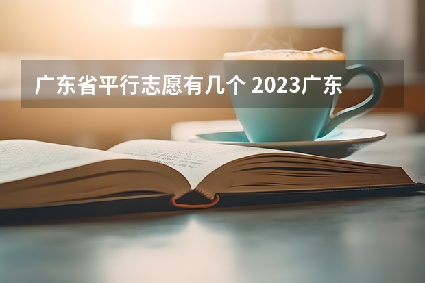 广东省平行志愿有几个 2023广东高考录取规则