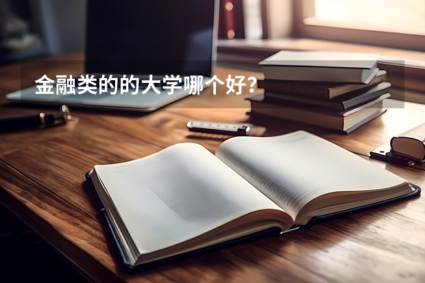 金融类的的大学哪个好？