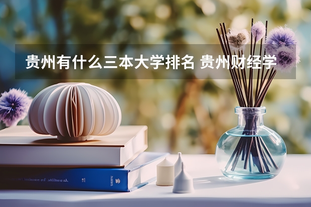 贵州有什么三本大学排名 贵州财经学院是二本还是三本?