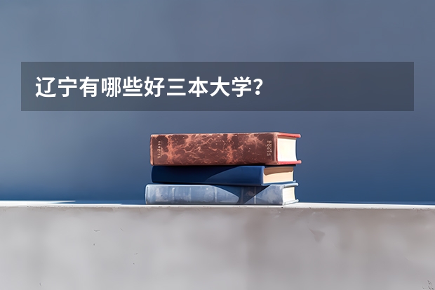 辽宁有哪些好三本大学？