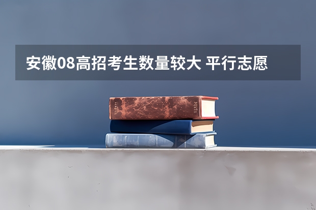 安徽08高招考生数量较大 ，平行志愿益处多 海南高招志愿支招：平行志愿投档要将学校排序