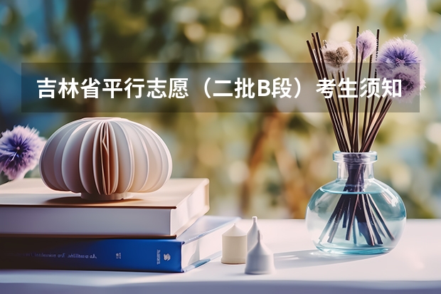 吉林省平行志愿（二批B段）考生须知 今年高考四川省实行“一本平行志愿”