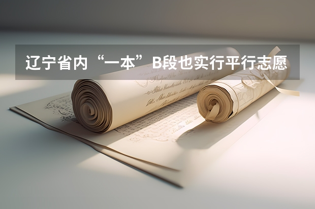 辽宁省内“一本”B段也实行平行志愿 上海市普通高校招生第二批本科平行志愿投档相关政策的说明