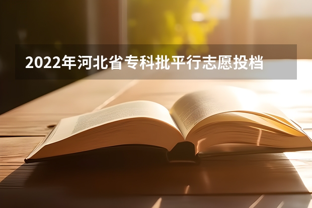 2022年河北省专科批平行志愿投档情况统计 新疆：本科一批次第一组院校平行志愿投档情况统计（汉语言理科）